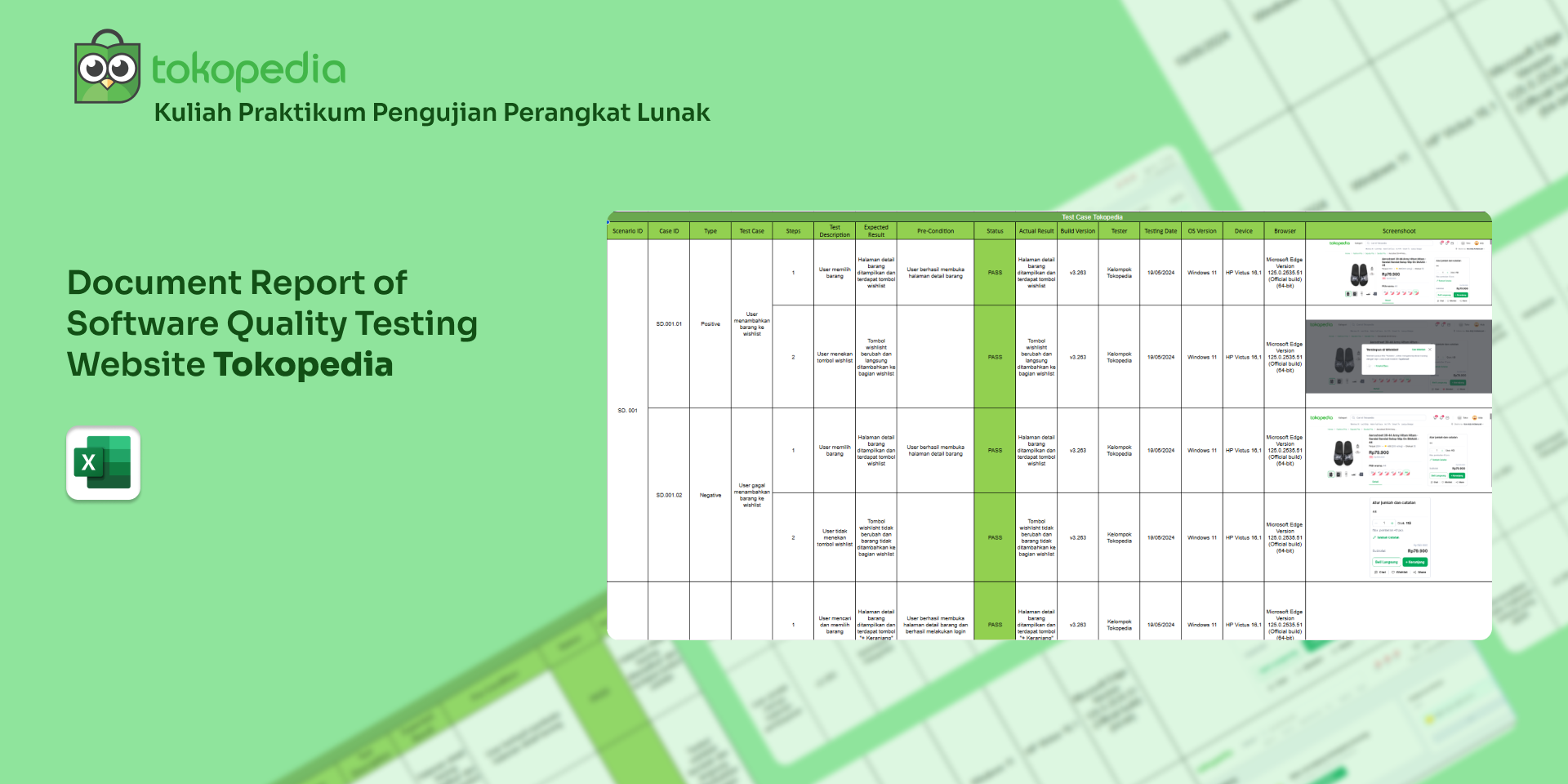 Tokopedia Web Testing